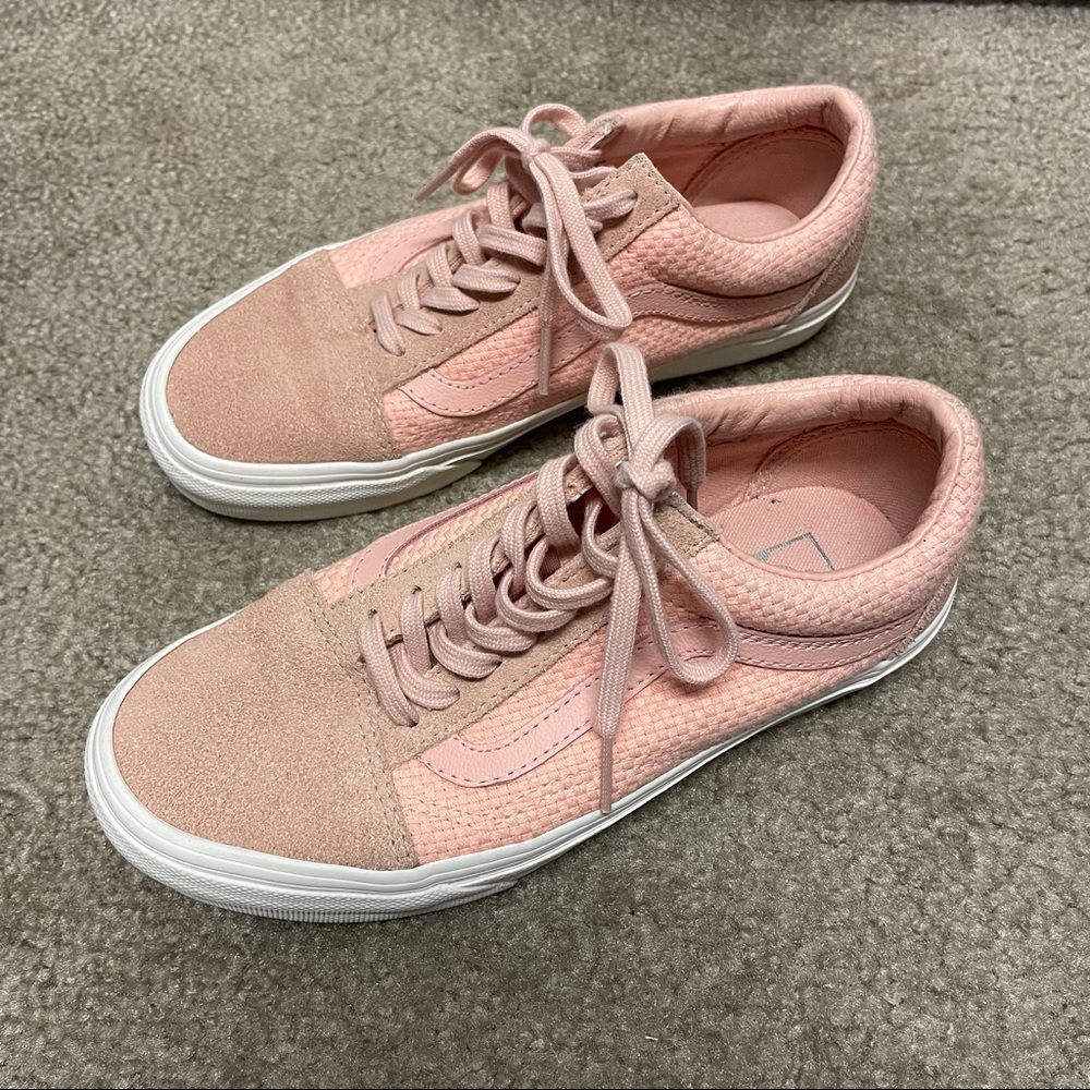 Blush pink Vans